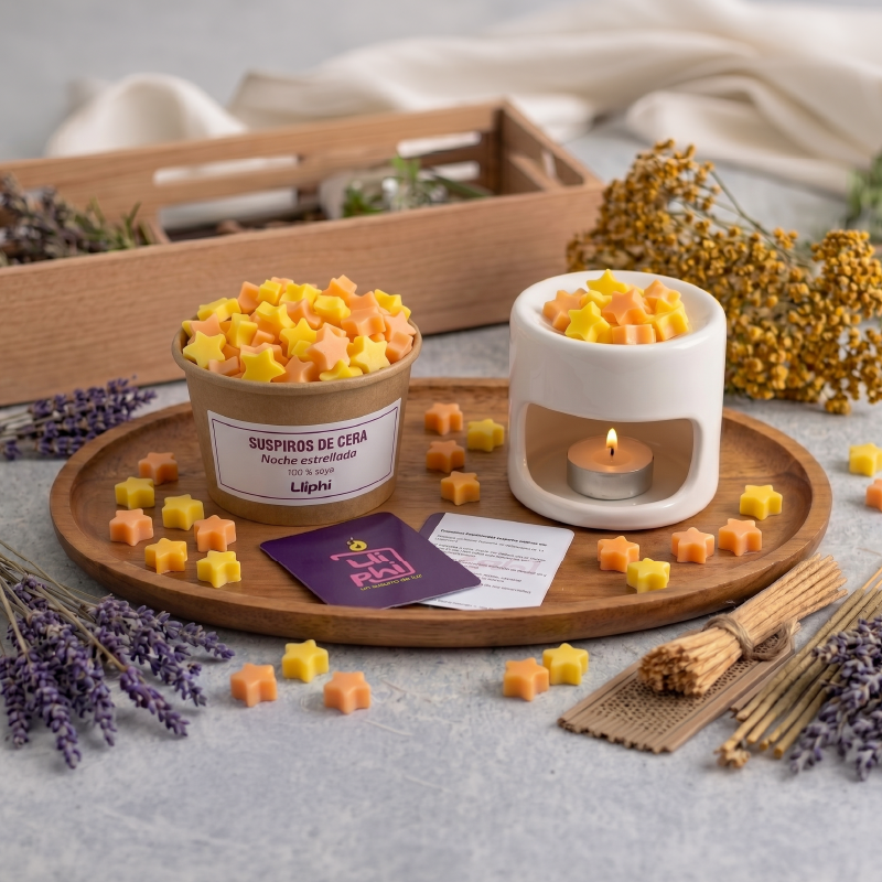 Kit Momento de Luz Noche estrellada — fragancia Bois Santal